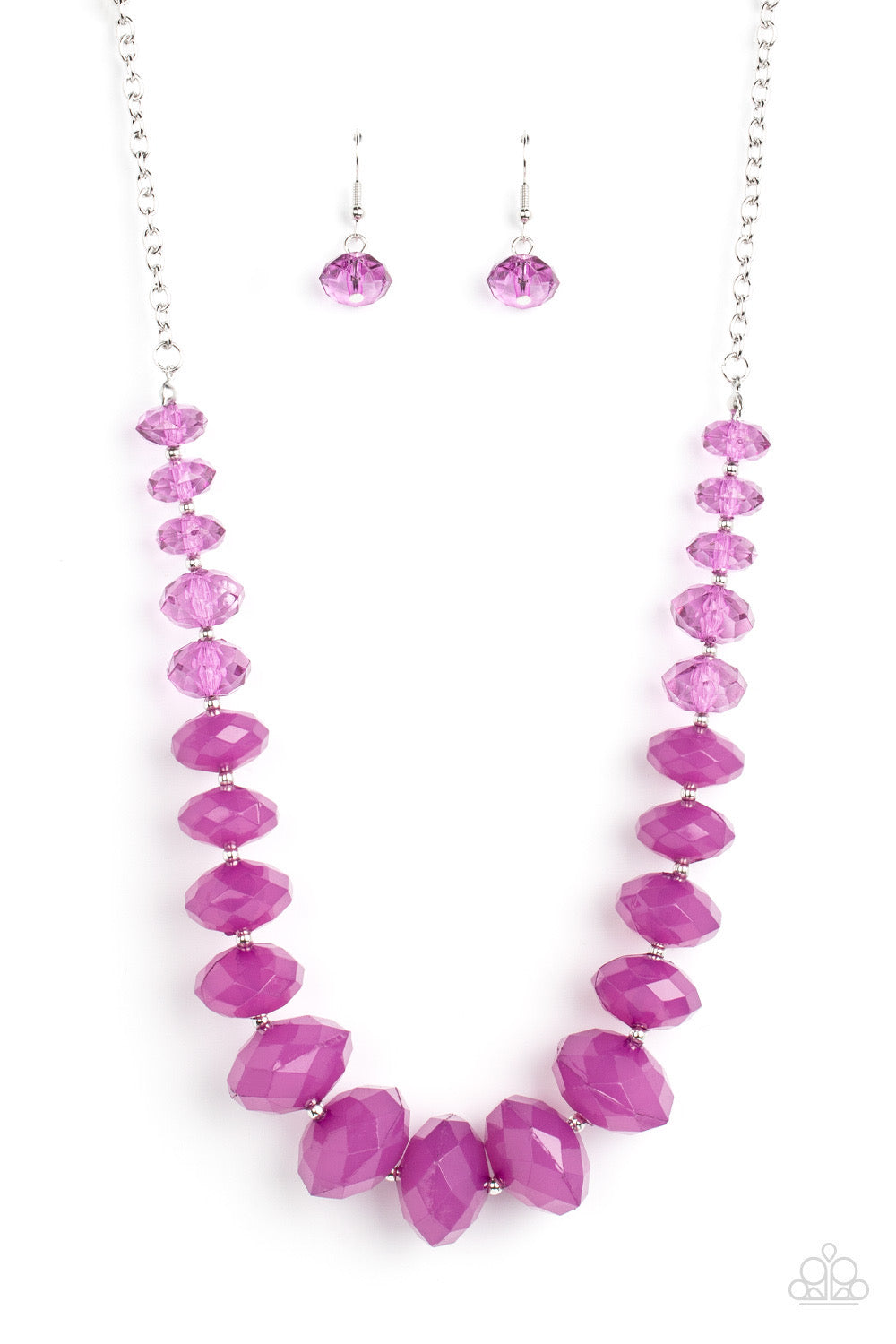 Happy-Glow-Lucky – Purple Necklace