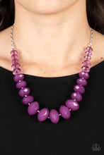 Load image into Gallery viewer, Happy-Glow-Lucky – Purple Necklace
