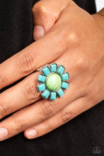 Load image into Gallery viewer, Mojave Marigold – Green (Turquoise) Ring
