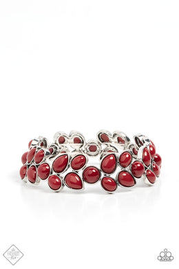 Marina Romance - Red Bracelet (GM-0122) freeshipping - JewLz4u Gemstone Gallery