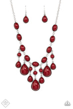 Load image into Gallery viewer, Mediterranean Mystery - Red Necklace (GM-0122) freeshipping - JewLz4u Gemstone Gallery
