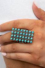 Load image into Gallery viewer, Pack Your SADDLEBAGS - Brass (Turquoise) Ring
