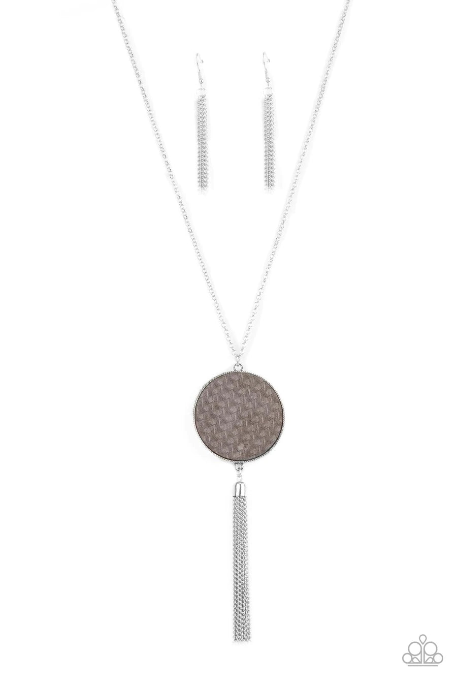 Wondrously Woven - Silver Necklace