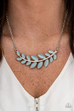 Load image into Gallery viewer, Frosted Foliage Blue Necklace freeshipping - JewLz4u Gemstone Gallery
