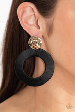 Load image into Gallery viewer, Strategically Sassy - Black Post Earring
