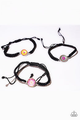 Starlet Shimmer Multi-Color Kaleidoscope Charm Bracelet freeshipping - JewLz4u Gemstone Gallery
