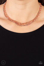 Load image into Gallery viewer, Glitter and Gossip - Copper Choker Necklace
