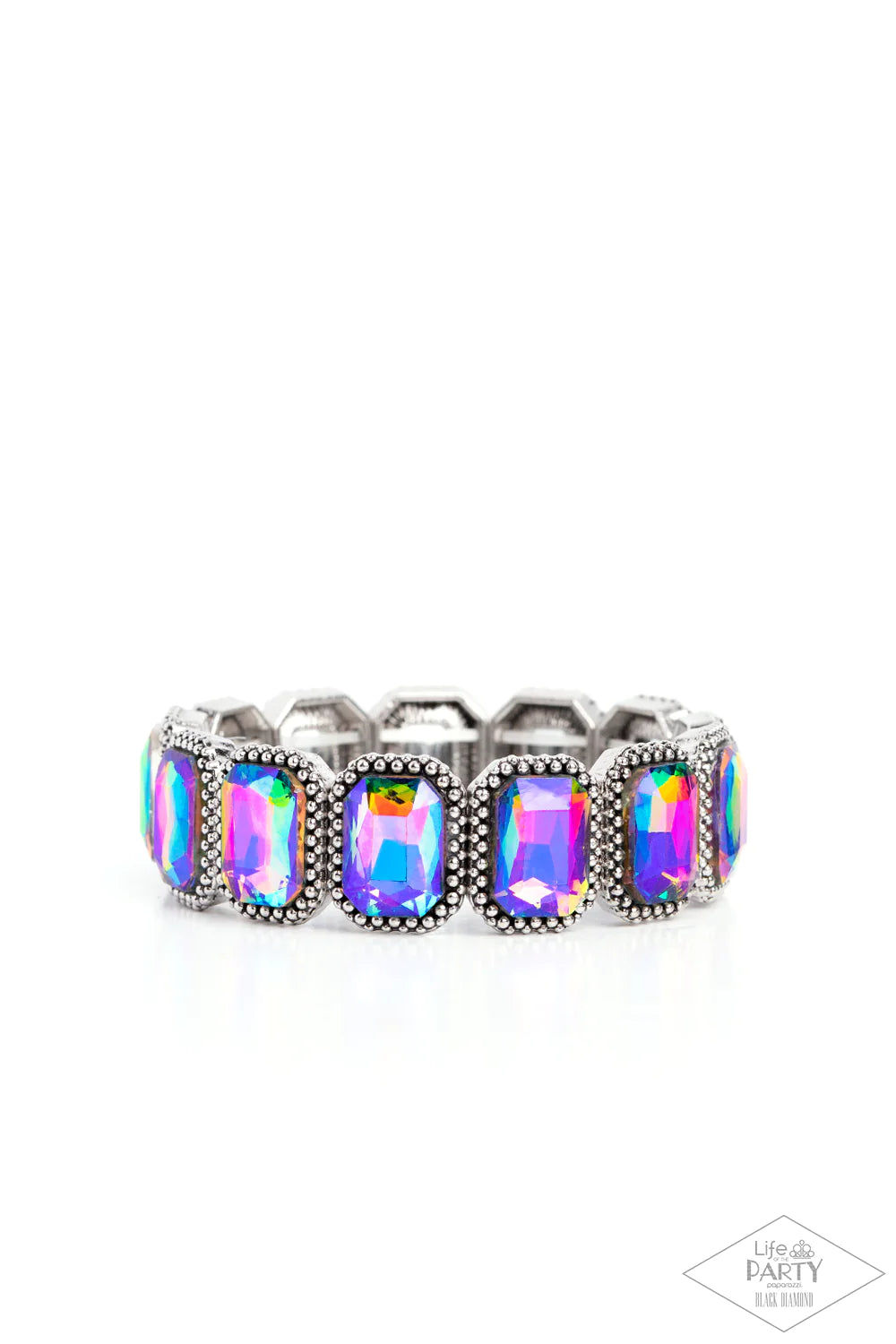 Studded Smolder - Multi (Oil Spill Gems) Bracelet