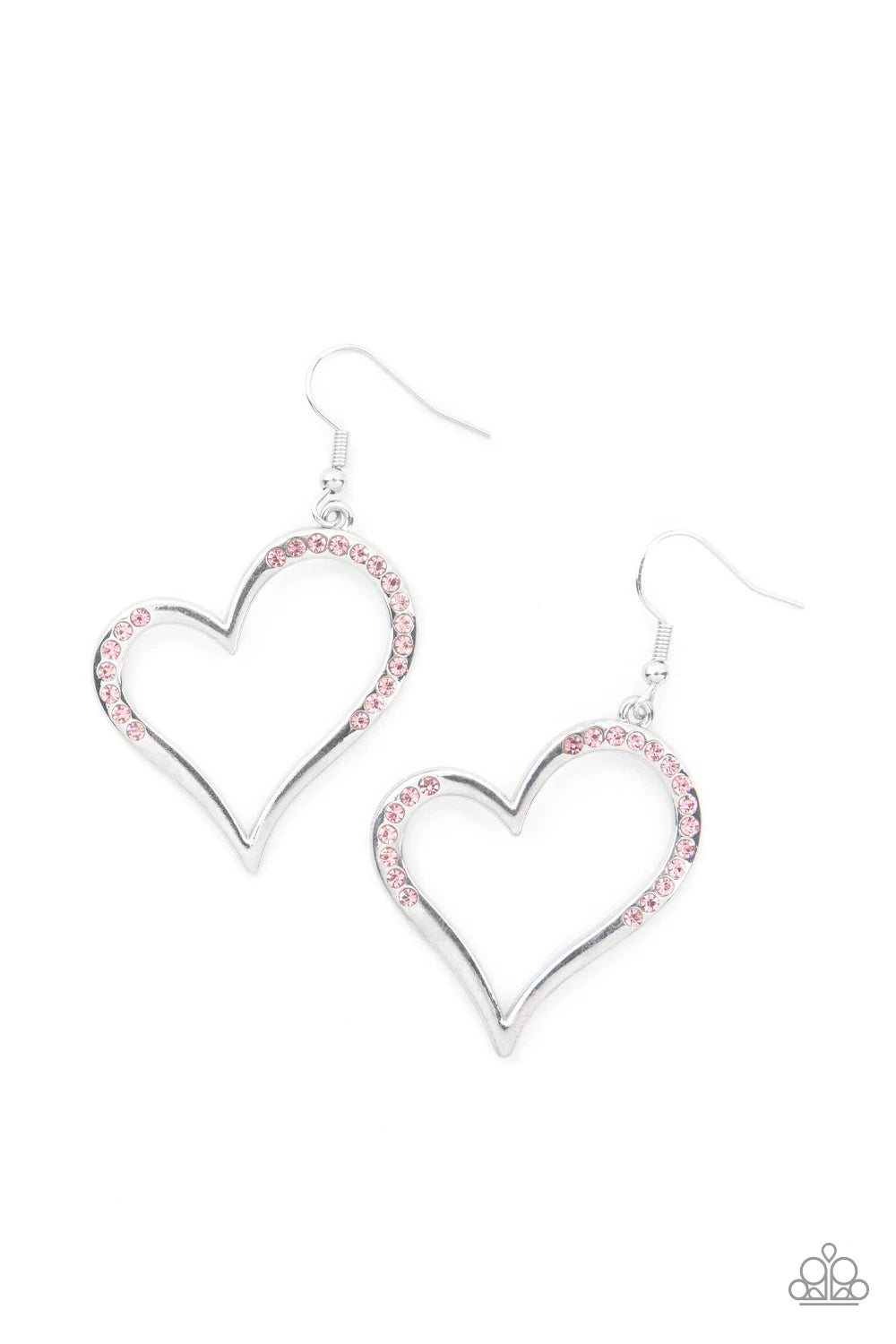 Tenderhearted Twinkle - Pink Earrings