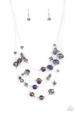 Cosmic Real Estate - Multi Necklace freeshipping - JewLz4u Gemstone Gallery