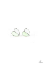 Load image into Gallery viewer, Starlet Shimmer Heart-Shaped Two-Toned Earring freeshipping - JewLz4u Gemstone Gallery
