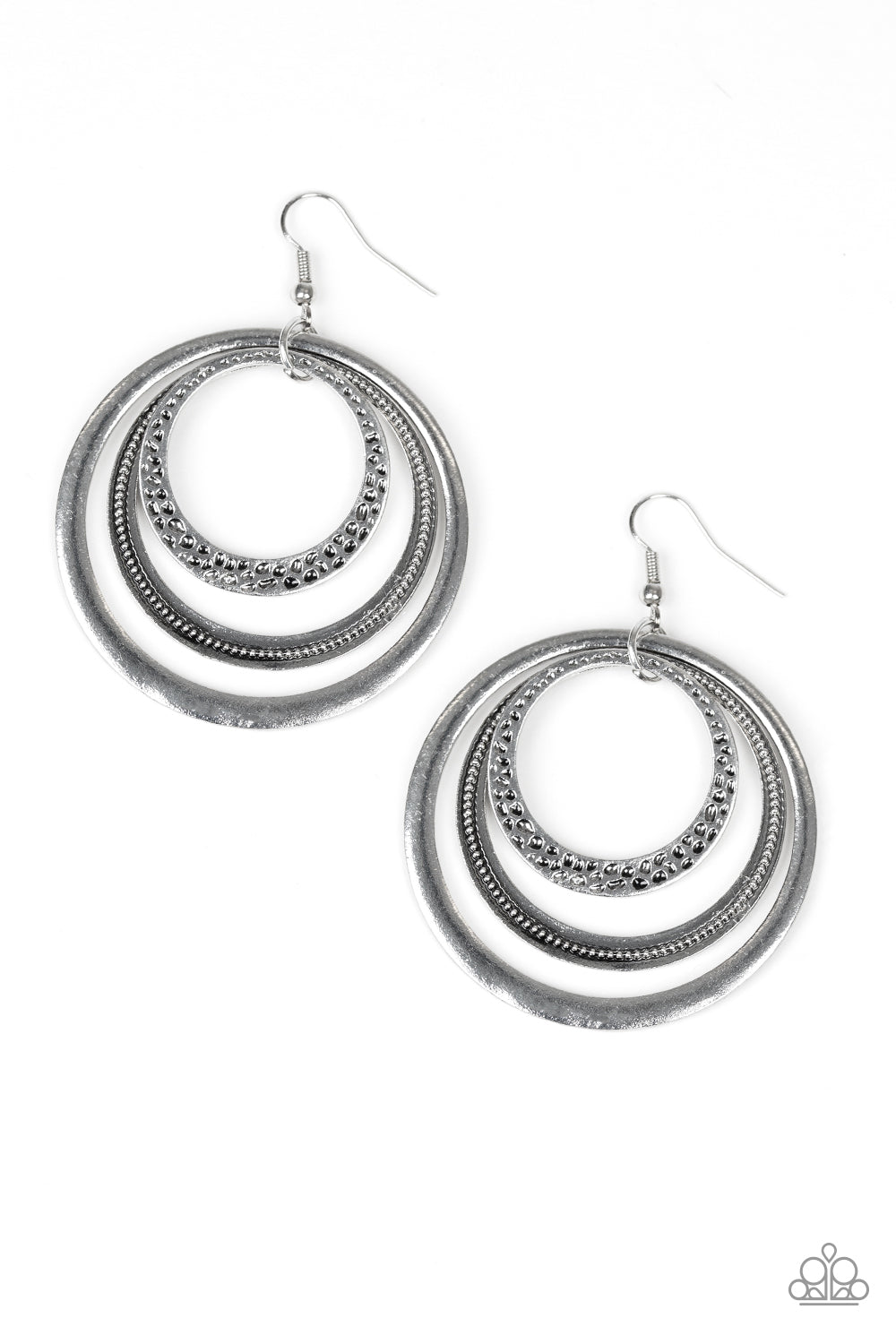 Tempting  Texture Silver Earring