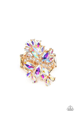 Flauntable Flare - Gold Ring freeshipping - JewLz4u Gemstone Gallery