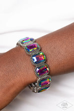 Load image into Gallery viewer, Studded Smolder - Multi (Oil Spill Gems) Bracelet
