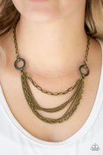 Load image into Gallery viewer, CHAINS of Command - Brass Necklace
