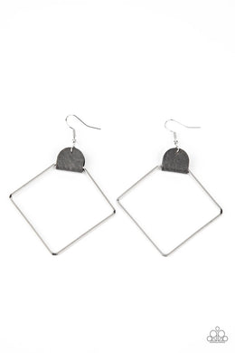 Friends of a LEATHER Silver (Gray Leather) Earring freeshipping - JewLz4u Gemstone Gallery