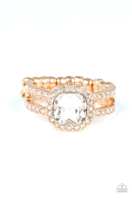 Countess Charm Gold Ring freeshipping - JewLz4u Gemstone Gallery