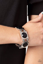 Load image into Gallery viewer, Asymmetrical A-Lister - Black Bracelet
