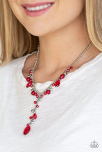 Load image into Gallery viewer, Crystal Couture Red Necklace freeshipping - JewLz4u Gemstone Gallery
