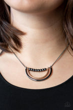 Load image into Gallery viewer, Artificial Arches - Black (Gunmetal) Necklace
