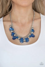 Load image into Gallery viewer, Gossip Glam Blue Necklace freeshipping - JewLz4u Gemstone Gallery
