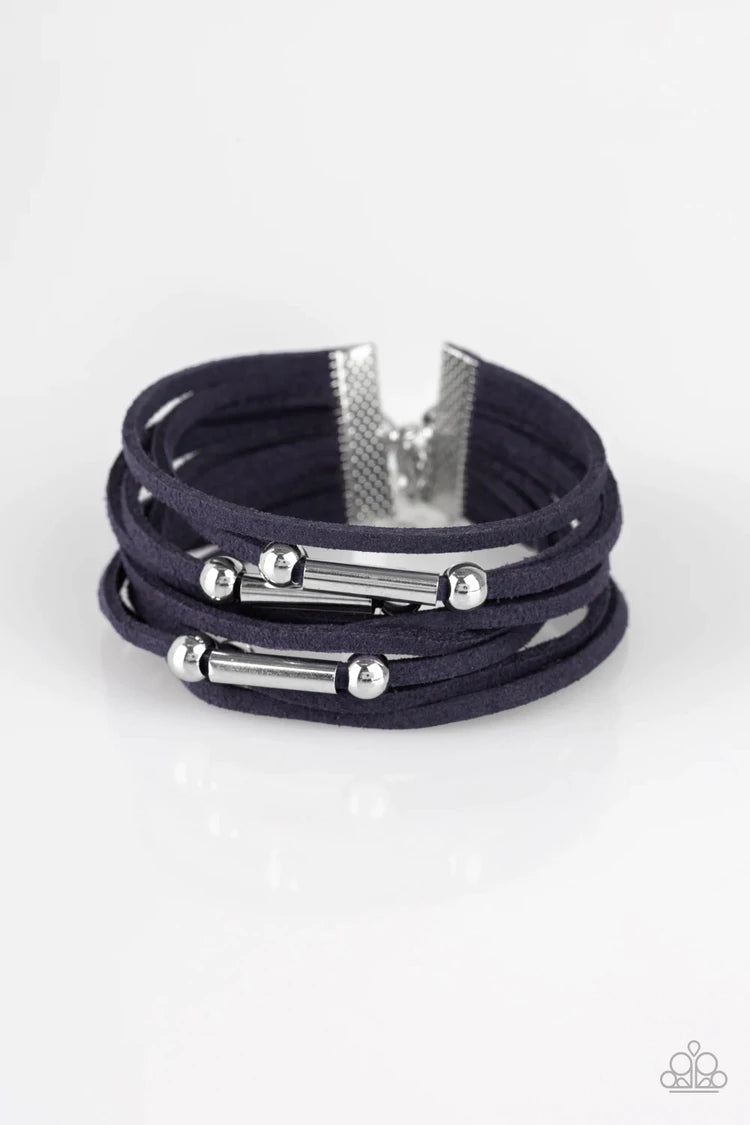 Back To BACKPACKER - Blue Urban Bracelet