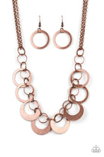 Load image into Gallery viewer, In Full Orbit Copper Necklace
