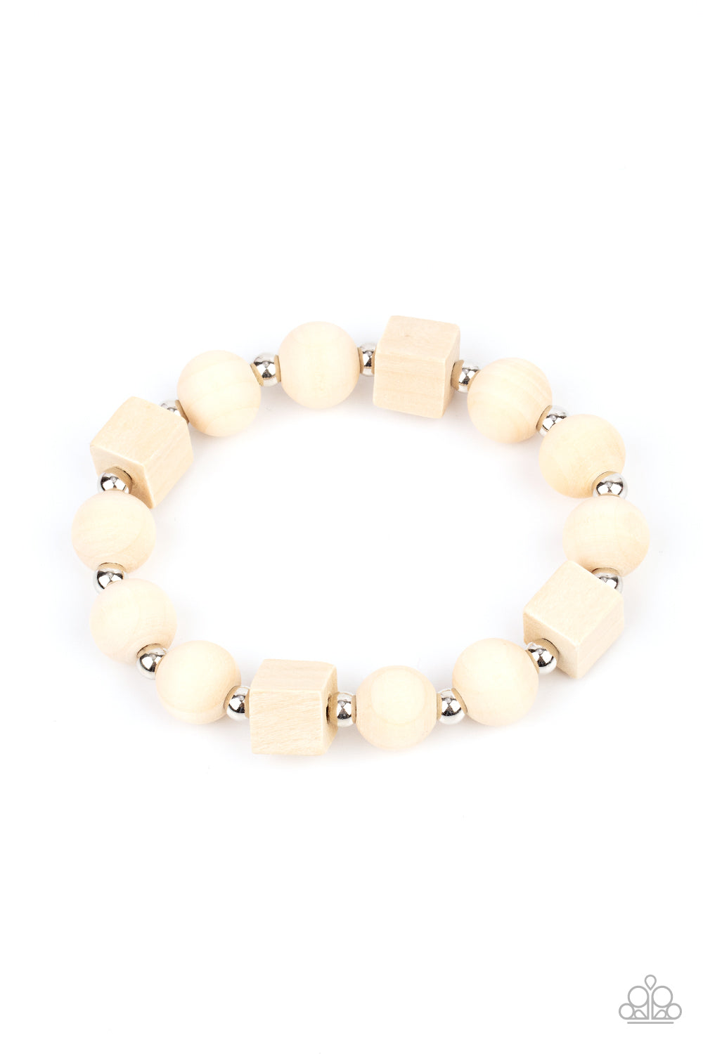 Timber Trendsetter - White Bracelet