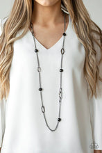 Load image into Gallery viewer, Duchess Dazzle Black Necklace
