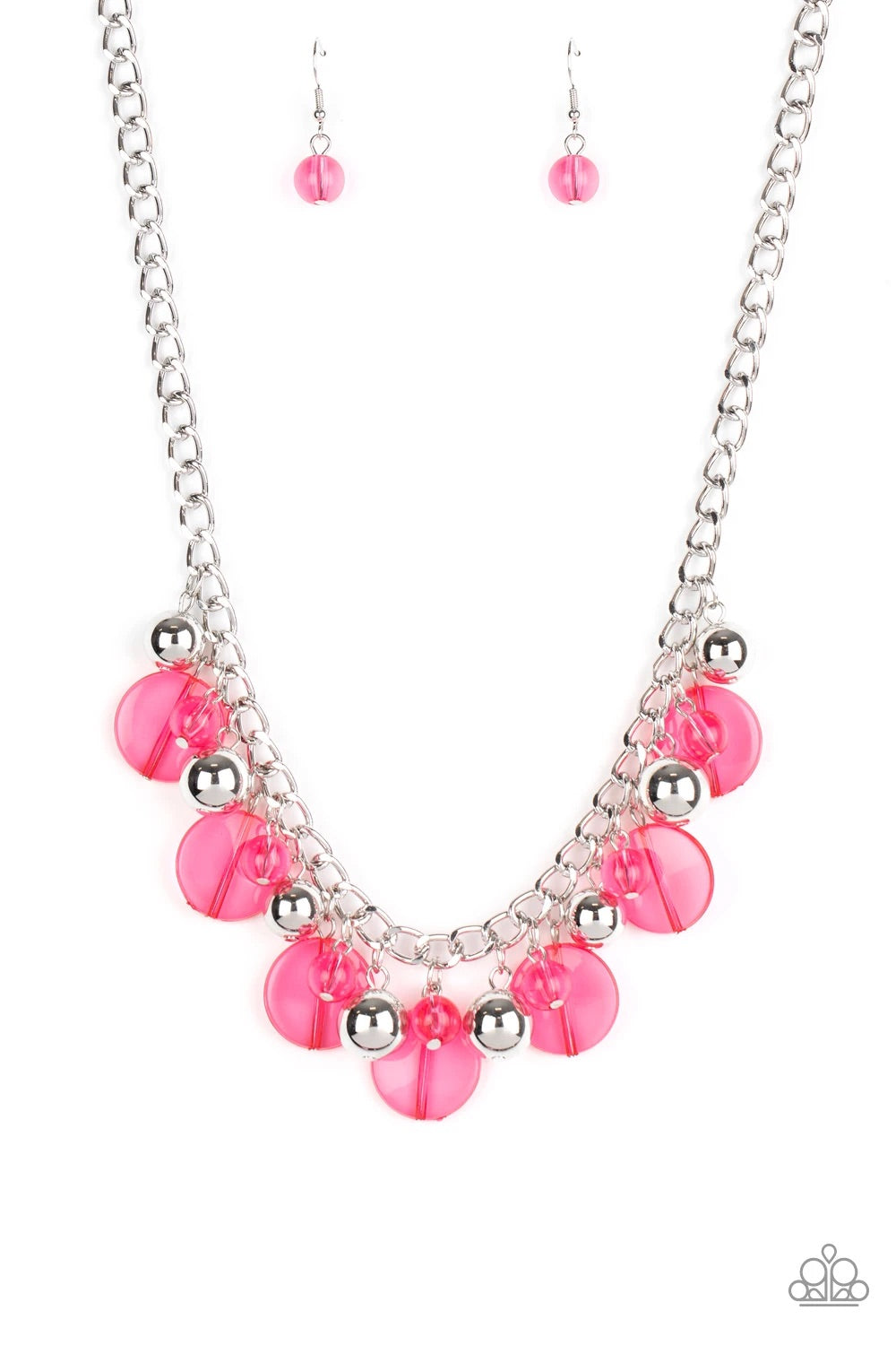 Gossip Glam - Pink Necklace freeshipping - JewLz4u Gemstone Gallery