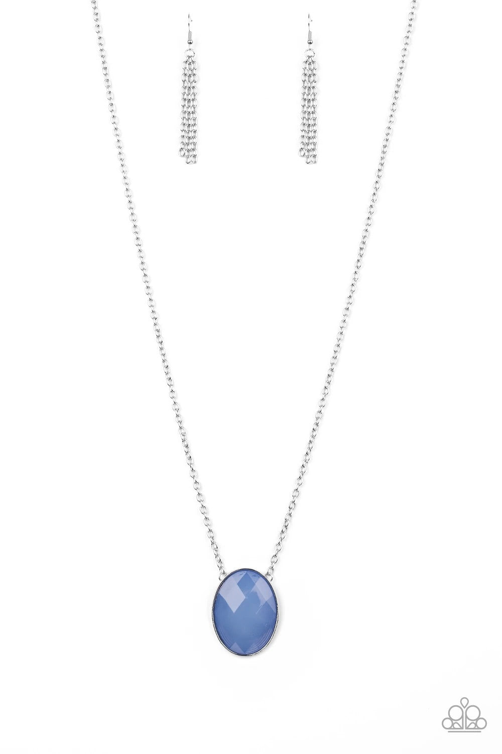 Intensely Illuminated Blue Necklace freeshipping - JewLz4u Gemstone Gallery