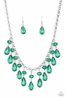 Crystal Enchantment - Green Necklace freeshipping - JewLz4u Gemstone Gallery