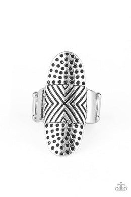 Guru Grunge Silver Ring freeshipping - JewLz4u Gemstone Gallery