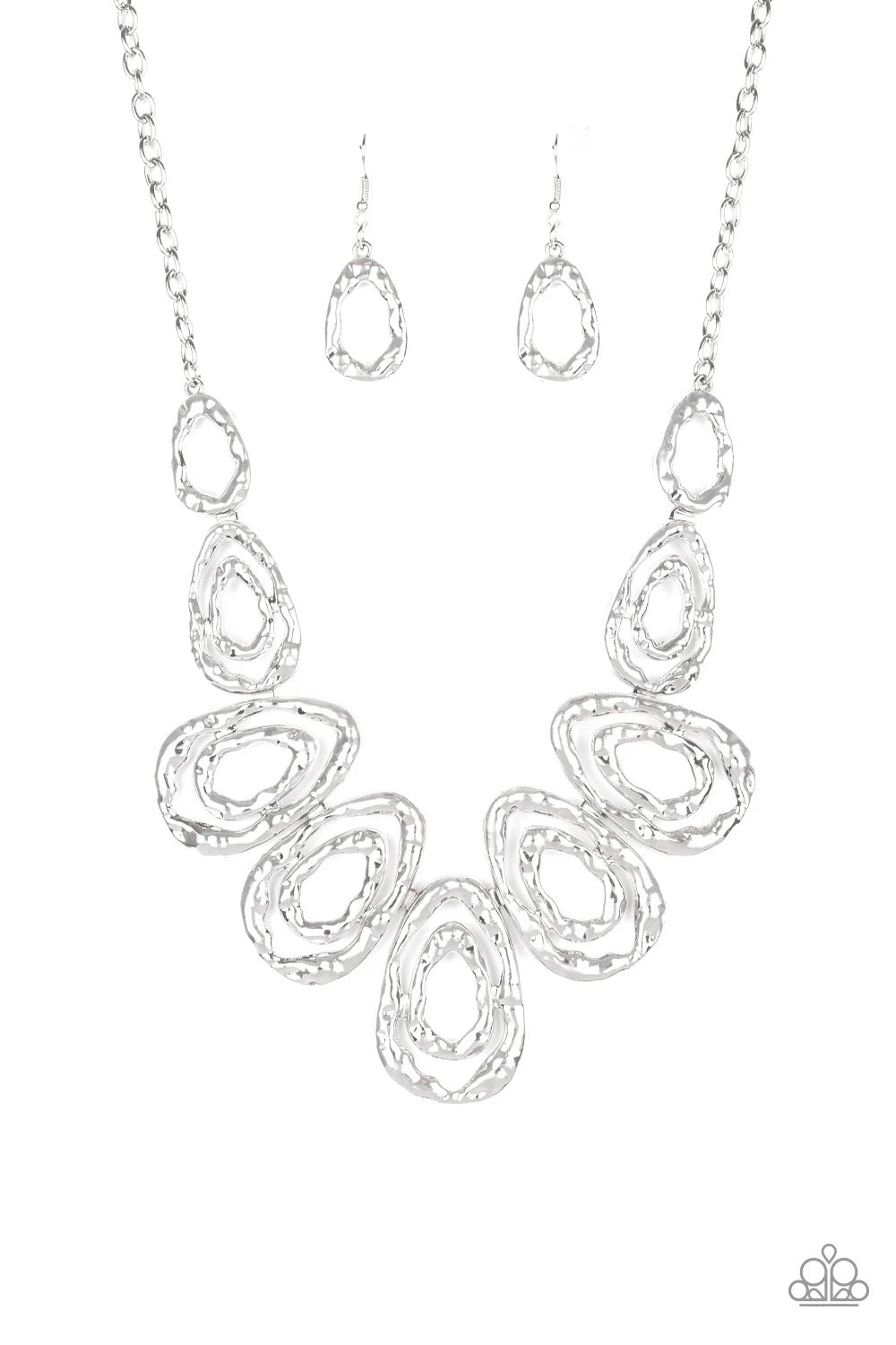 Terra Couture Silver Necklace freeshipping - JewLz4u Gemstone Gallery