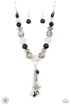 Load image into Gallery viewer, Break A Leg! - Black and White Necklace freeshipping - JewLz4u Gemstone Gallery
