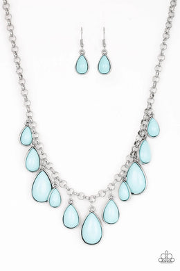 Jaw Dropping Diva Blue Necklace freeshipping - JewLz4u Gemstone Gallery