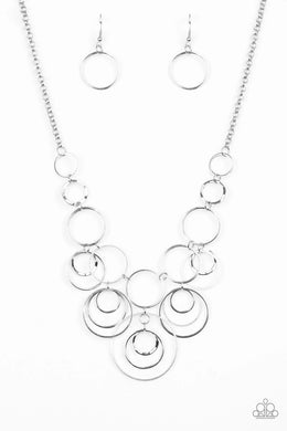 Break The Cycle - Silver Necklace freeshipping - JewLz4u Gemstone Gallery