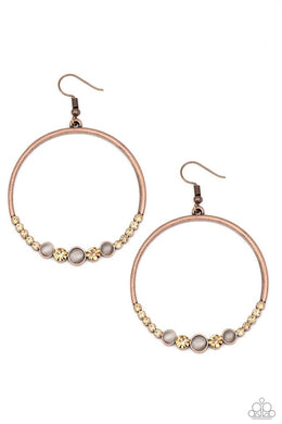 Dancing Radiance Copper Earring freeshipping - JewLz4u Gemstone Gallery