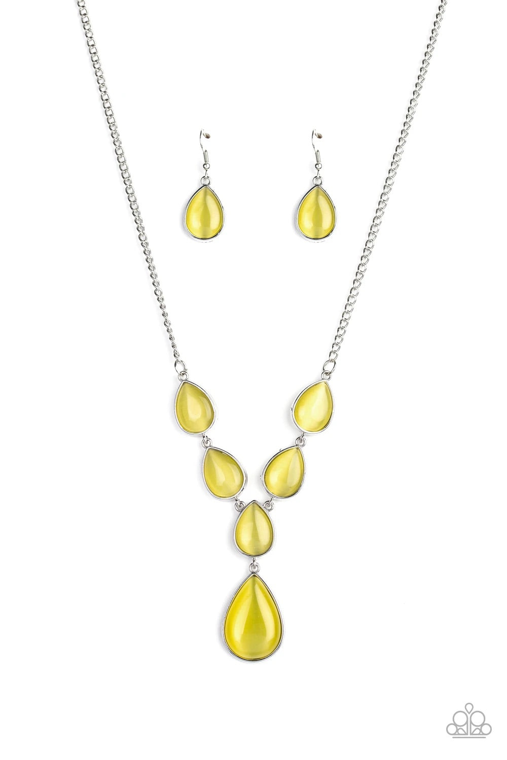 Dewy Decadence Yellow Necklace freeshipping - JewLz4u Gemstone Gallery