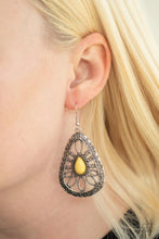 Load image into Gallery viewer, Floral Frill Yellow Earring freeshipping - JewLz4u Gemstone Gallery
