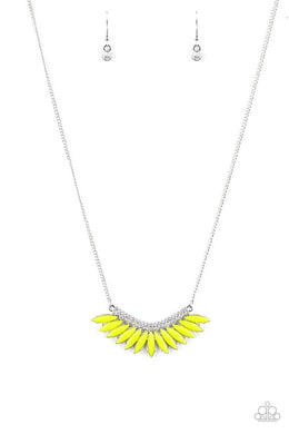 Extra Extravaganza Yellow Necklace freeshipping - JewLz4u Gemstone Gallery