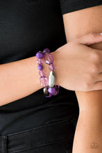 Load image into Gallery viewer, Rockin&#39; Rock Candy Purple Bracelet freeshipping - JewLz4u Gemstone Gallery
