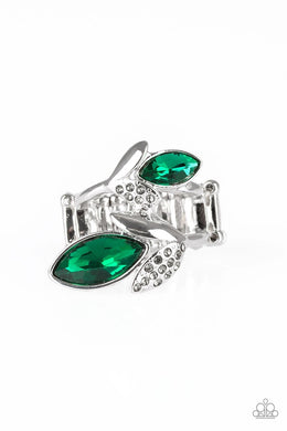 Flawless Foliage Green Ring freeshipping - JewLz4u Gemstone Gallery