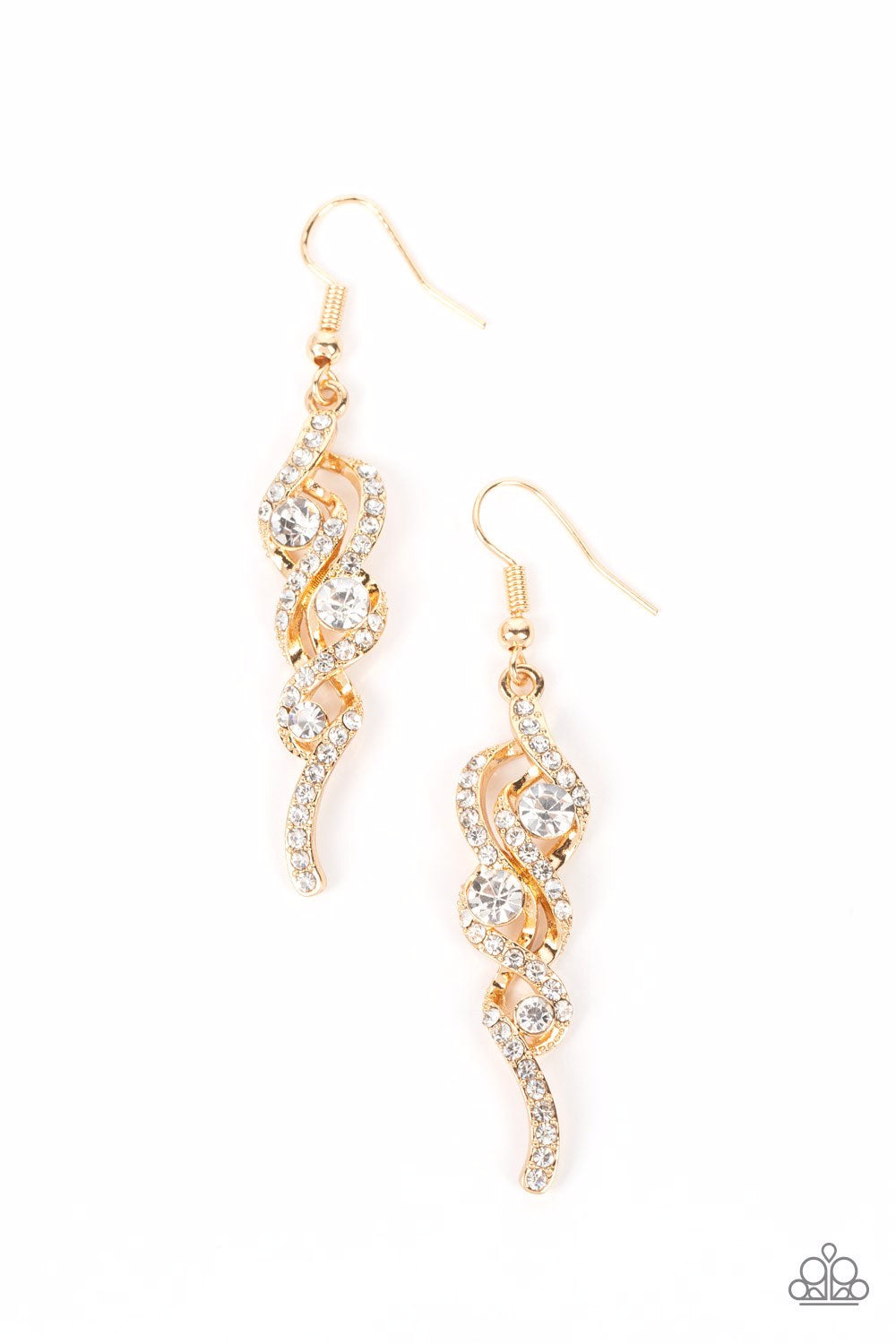 Highly Flammable - Gold Earring