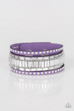 Load image into Gallery viewer, Rock Star Rocker Purple Bracelet freeshipping - JewLz4u Gemstone Gallery
