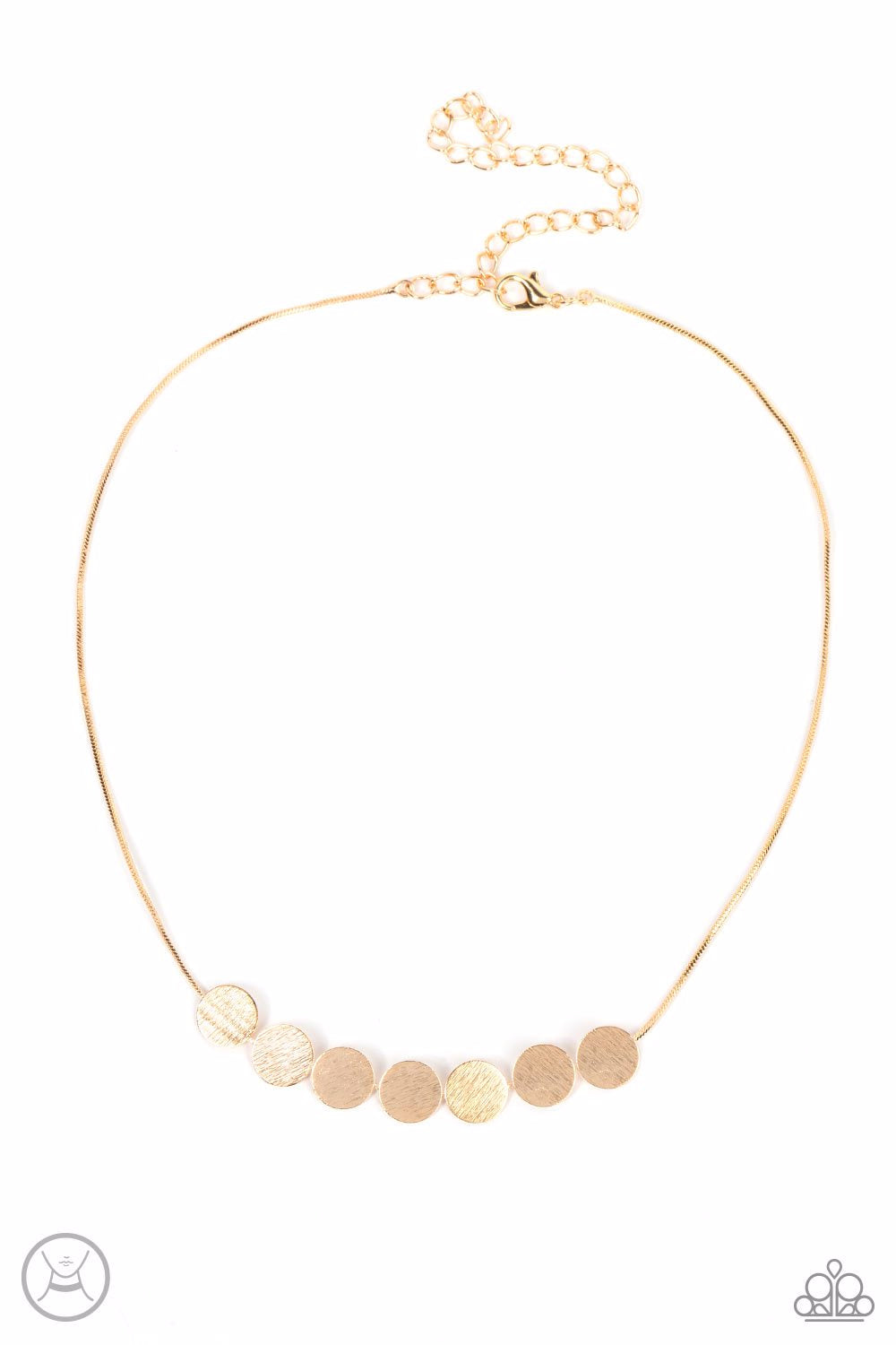 Slimmer Glimmer - Gold Choker Necklace