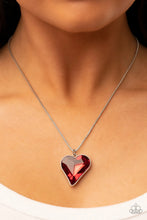 Load image into Gallery viewer, Lockdown My Heart - Red (Heart) Necklace freeshipping - JewLz4u Gemstone Gallery
