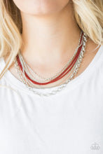 Load image into Gallery viewer, Intensely Industrial Red Necklace freeshipping - JewLz4u Gemstone Gallery
