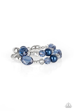 Downtown Dazzle Blue Bracelet freeshipping - JewLz4u Gemstone Gallery