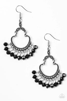 Babe Alert Black Earring freeshipping - JewLz4u Gemstone Gallery